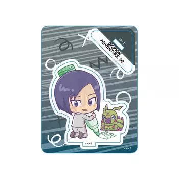 Digimon Series Ken Wormmon Mini Character Stand Oekakiccho & ver.