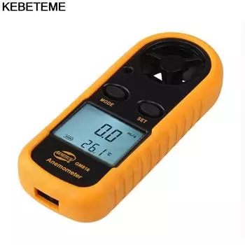 Digital Anemometer Pocket Smart Anemometer Air Wind Speed Scale Accurately Measure Wind Speed & Temperature Tool Equipment
