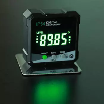 Digital Angle Gauge Inclinometer IP54, Cube Level Tool, Woodworking Measuring Tool Style A