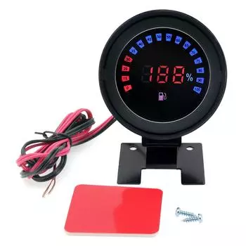 Digital Car Marine Boat Oil Tank Level Gauge Fuel Level Indicator with Fuel Level Sensor 280mm-580mm (Option) Customized 12v~24v