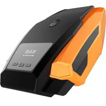 Digital display car air pump 12 electric portable air pump with lighting tire pressure preset pump