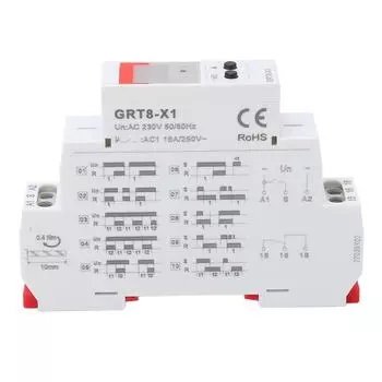 Digital Display Time Relay Digital Display Flame Retardant Delay Time Relay with Red Indicator AC 23