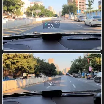 Digital GPS Speedometer Overspeed Alarm Car Head Up Display Projector Screen Smart Head Up Display with Odometer LCD Display CHINA