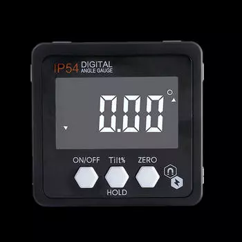 Digital Inclinometer, Electronic Level 4x90 Degree Display, Angle Gauge Meter for