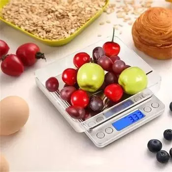 Digital Kitchen Scale Kitchen Measuring Scales Mini Pocket Precision Jewelry Electronic Balance Weight Gold Gram Scale Food Bar 3Kg
