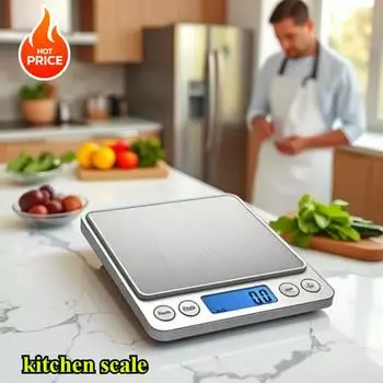 Digital Kitchen Scale Mini Pocket Stainless Steel Precision Jewelry Electronic Balance Weight Gold Grey 0.1/3000g Weighing Scale