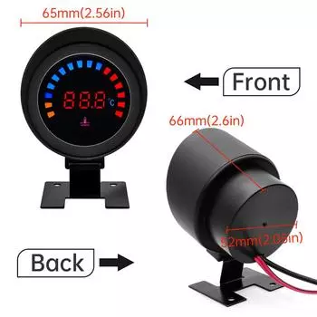 Digital LCD °C Water Temperature Temp Gauge Meter w/ Sensor For Car Truck Boat