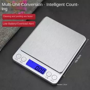 Digital Measuring Tools & Scales Kitchen Scale 3000g 0.1g Small Jewelry Food Weight Grams Ounces Gram Dining Bar Home Garden