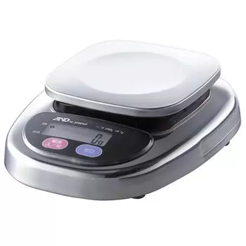 Digital Scale 3000g Minimum 1g Pan A&D Dustproof/Waterproof HL-3000WP Weighing capacity display size 128(W)128(D)mm