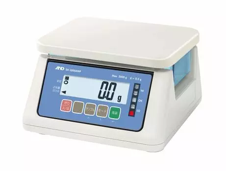 Digital Scale A&D Dustproof/Waterproof SH3000AWP-JA