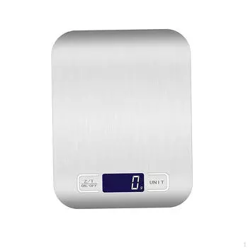 Цифровые весы для кухни, высокая точность с дисплеем, многоцелевой, легкий, нержавеющая сталь