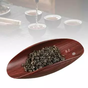 Digital Tea Scale Accurate Kitchen Scale Household Coffee Scale Baking коричневый