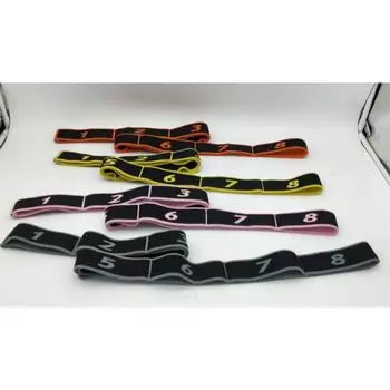 Digital Tension Band Yoga Tension Strap Tension Band Elastic Band Medium Elastic Weight Loss Exercise Equipment Tool Household Goods Random color