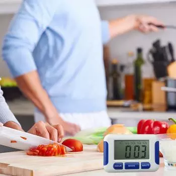 Цифровой напоминатель времени Электрический ЖК-дисплей Яйцеварка Таймер 5-канальный Таймер обратного отсчета времени Будильник для приготовления пищи Выпечка