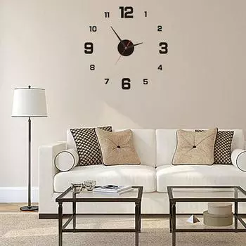 Digital Wall Clock Silent Clock Diy Cubic Digital Wall Clock Living Room Bedroom Decoration Home Decorations