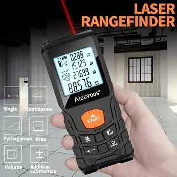 Digitaler Laser-Entfernungs Messer 50 м 100 м 70 м 120 м M Laser-Entfernungs Messer Trena Laser-Maband Roulette-Entfernungs Messer 50M165Ft
