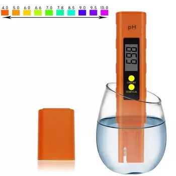 Digitlal PH Meter LCD Pen of Tester Accuracy 0.01 Water Quality Tester 0-14 pH Measurement Range for Household Drinking