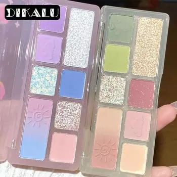 DIKALU 8 цветов матовых теней для век Палитра косметики