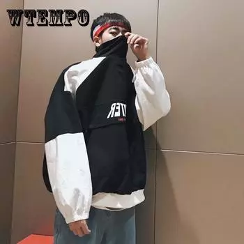 Дикая куртка с капюшоном большого размера и длинными рукавами, осенний хлопковый свитер, мужская толстовка XXXL