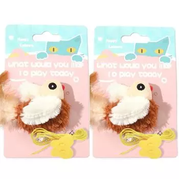 Дикая лошадь кошка издает звук, когда жует, пинает чучела птиц, отсутствие стресса, зуб, 2 части, игрушка, прикосновение, игрушка, игрушка, упражнение, облегчение, чистка, (2 коричневый