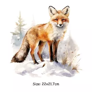 Дикие животные термопереводные виниловые нашивки для одежды принт волка наклейки для одежды футболка сделай сам термопресс аппликация