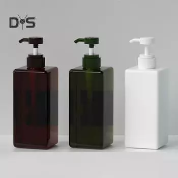 Дикий колокольчик, бытовой шампунь для душа, лосьон, пустая сменная бутылка-дозатор с насосом прозрачный