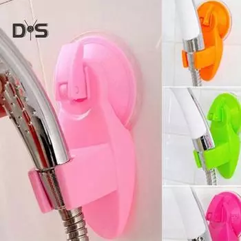 Дикий колокольчик для ванной, пластиковый крепкий присоске, настенный кронштейн для насадки для душа, держатель сиденья синий