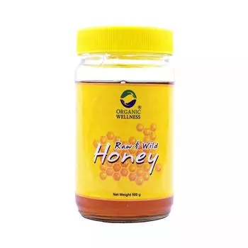 Дикий мед (350 г), Raw & Wild Honey, Organic Wellness 350 g