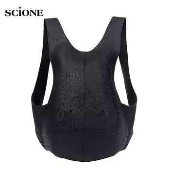 Дикий рюкзак для путешествий, отдыха, модный противоугонный рюкзак Tide, школьный рюкзак для мужчин и женщин 30cm*12cm*55cm чёрный