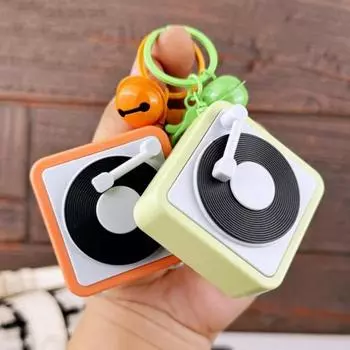 Диктофон брелок подвеска DIY кнопка записи цикл воспроизведения простое управление брелок портативная сумка аксессуары оранжевый