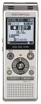 Диктофон OLYMPUS IC VoiceTrek 8 ГБ Совместимость с MicroSD Шампанское Золото GLD V-843 V-843