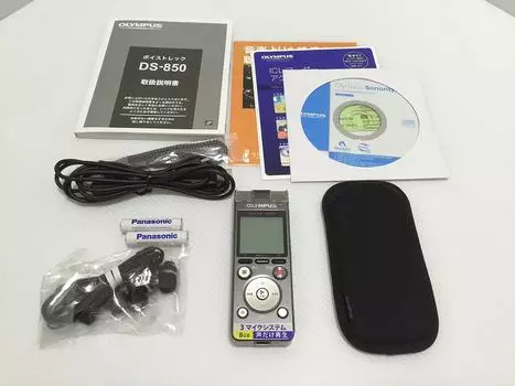 Диктофон Olympus IC Voicetrek GRY DS-850 [титаново-серый]