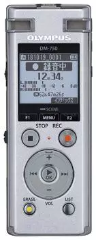 Диктофон OLYMPUS IC VoiceTrek SLV память 4 ГБ MicroSD доказательства встречи SLV DM-750 DM-750 Встроенный (минут, запись, репортаж, интервью,