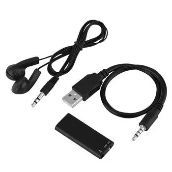 Диктофон с памятью 8 ГБ, шумоподавлением 192 Кбит/с, запись на 15 часов, мини-диктофон