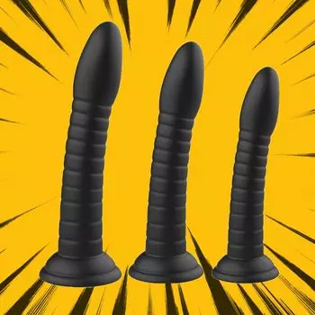 Дилдо для тонкого анального TPE анальный дилдо с присоской прозрачный дилдо для анальных бусин для спиральной структуры мягкий для простаты анальный анальный новичок новички,