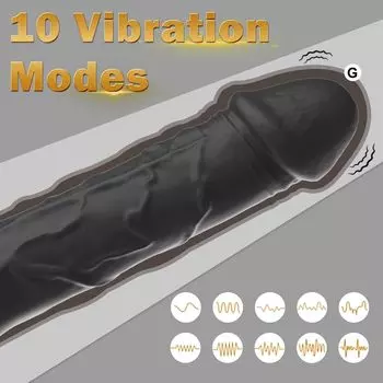 Дилдо Вибратор Взрослые Женские Секс Игрушки 10 Вибраций, Реалистичные Силиконовые Дилдо Пальцевые Вибраторы Для Стимулятора Клитора Для Соло и Парного Удовольствия