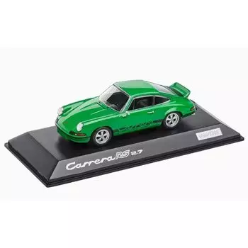 дилерская модель 1/43 porsche 911 Carrera RS 2.7 зеленая Carrera Ограниченная серия в 2000 единиц мини-автомобиль