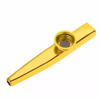 Dilwe Kazoo Инструмент для любителей музыки Алюминиевый Kazoo Kazoo Жужжащий свисток Инструмент, на котором можно играть соло-группе Аккомпанирующий свисток для вечеринок