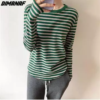 DIMANAF 2021, женская осенняя хлопковая футболка больших размеров, модные топы с поясом, футболки, домашняя одежда, свободная повседневная рубашка