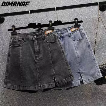 DIMANAF 2023, джинсы больших размеров, летние шорты, брюки, женские джинсовые эластичные брюки, свободные брюки-кюлоты, женские базовые брюки, широкие брюки 5XL