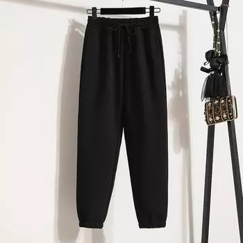 DIMANAF 2023, новинка осени-зимы, большие размеры, женские брюки, свободные повседневные толстые хлопковые однотонные длинные брюки, брюки