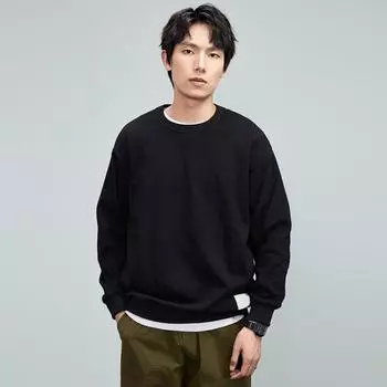 DIMANAF 2023, осенняя новая футболка больших размеров, мужские свободные однотонные толстовки с длинными рукавами и кофты, дизайн, повседневный базовый модный пуловер с круглым вырезом