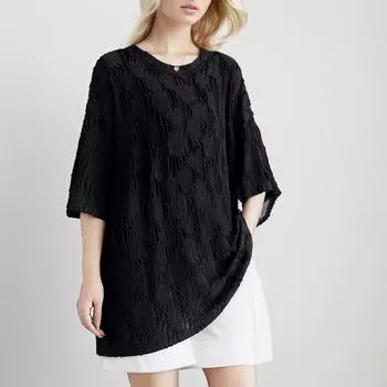 DIMANAF 2024, футболка больших размеров, летняя женская однотонная свободная повседневная футболка с короткими рукавами, базовые топы, новинка большого размера