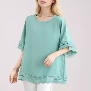 Dimanaf 2024 футболка больших размеров, повседневная базовая женская футболка с коротким рукавом, летние свободные топы с круглым вырезом, однотонные рубашки