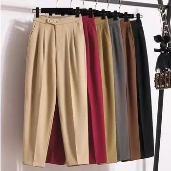 DIMANAF 2024, летние брюки-капри большого размера, женские свободные повседневные широкие брюки с высокой талией, повседневные брюки Pantalones