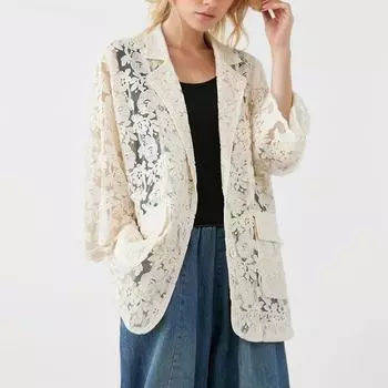 DIMANAF 2024 летние футболки, кружевная блузка, костюм, пальто, повседневная рубашка, женская одежда с принтом, белая свободная футболка