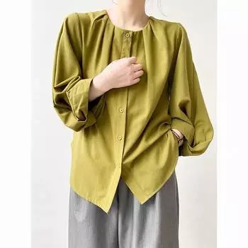 DIMANAF 2024 летние женские футболки больших размеров элегантные топы футболки свободные винтажные однотонные повседневные льняные рубашки с длинным рукавом