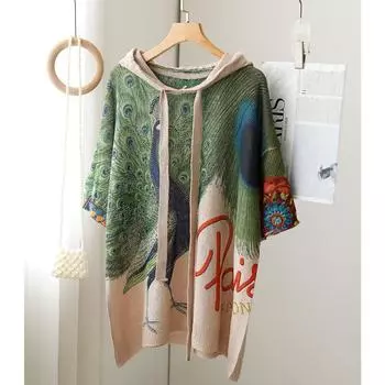 DIMANAF 2024 летние женские футболки Летний стиль трикотажные рубашки с короткими рукавами и принтом стразы с капюшоном и цветочным принтом футболки свободные повседневные