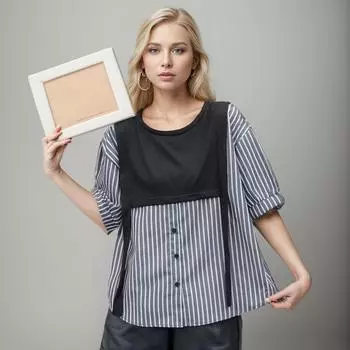 DIMANAF 2024, летняя футболка больших размеров, женские топы больших размеров, футболки с поясом, свободная повседневная хлопковая блузка с короткими рукавами, черная футболка