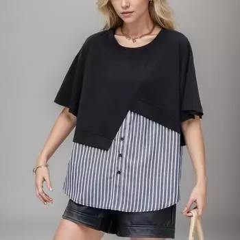 DIMANAF 2024, летняя футболка больших размеров, женские топы, футболки, свободная повседневная хлопковая блузка с короткими рукавами, черная футболка